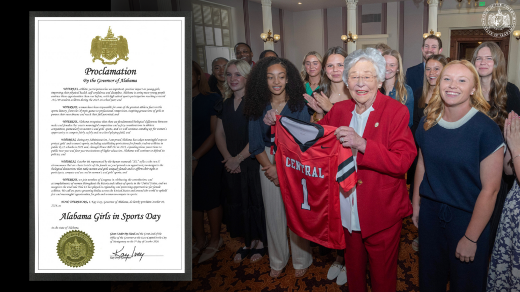 Governor Ivey Proclaims Alabama Girls in Sports Day -