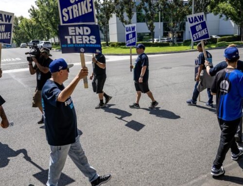 UAW strikes at GM, Stellantis parts warehouses in Inland Empire