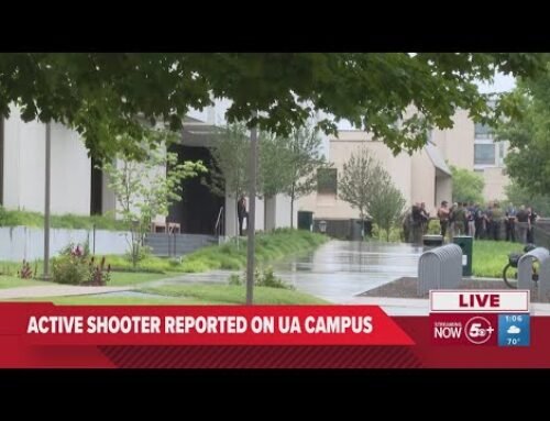 Live coverage at University of Arkansas campus in Fayetteville
