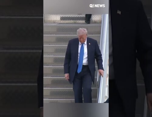 President Trump arrives in Tuscaloosa ahead of the University of Alabama’s Graduation #trump #news