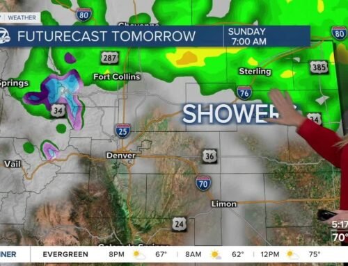 Some rain/ snow into early Sunday for Colorado