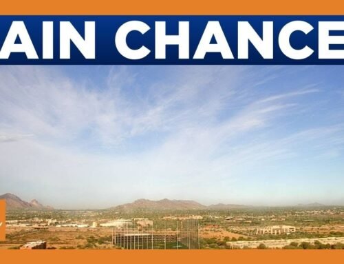 Tropical storm brings rain chances to Phoenix area