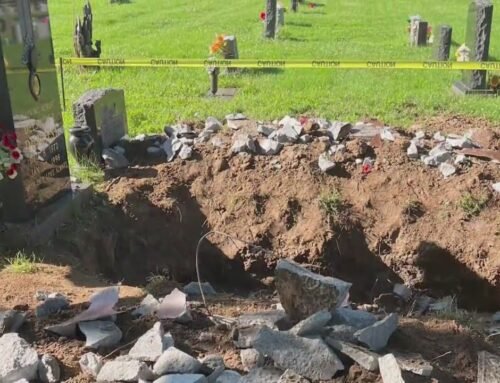 Kansas City family shaken by desecration of loved one’s grave