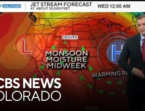 Monsoon moisture returns to Colorado, hot days, stormy evenings ahead