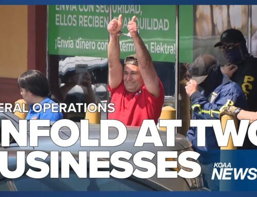 Federal investigations unfolded at two businesses in southeast Colorado Springs