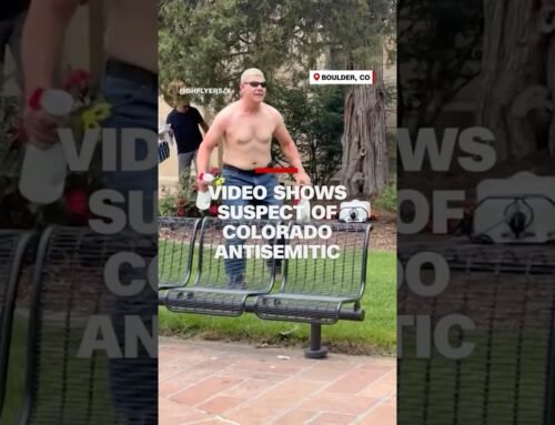 Video shows suspect of Colorado antisemitic attack