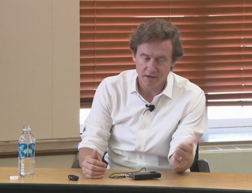 Denver Mayor Mike Johnston speaks after layoffs of city, county employees