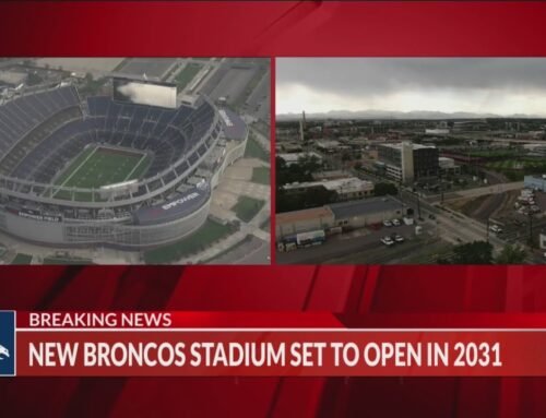Plans announced on Tuesday for new Denver Broncos stadium at Burnham Yard