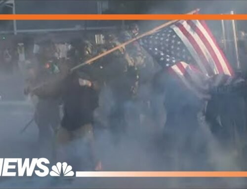 Protesters, police clash in Denver