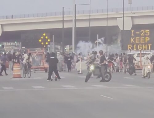 Denver anti-ICE protesters take to the streets of downtown