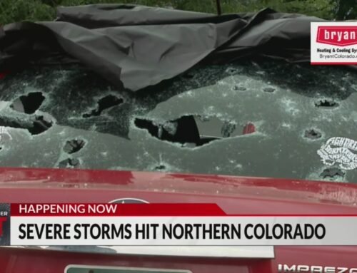 Severe storms, hail hits north Colorado