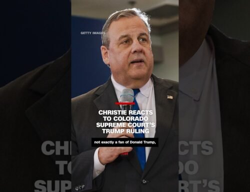 Christie reacts to Colorado Supreme Court’s ruling
