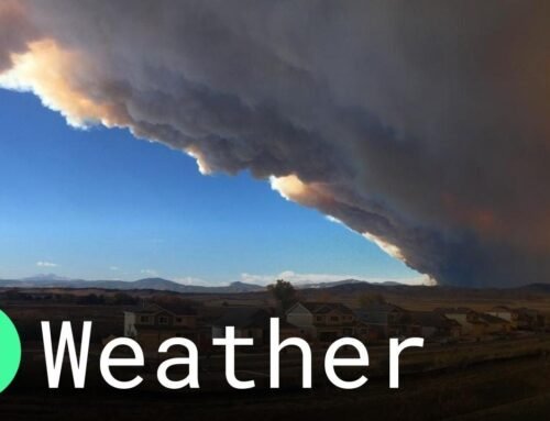 Cameron Peak Fire Smoke Plume Towers Over Northern Colorado