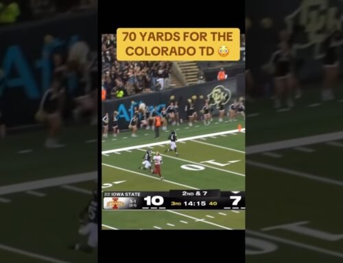 70 YARD TD FOR COLORADO OMARION MILLER 🤯 🔥 #shorts