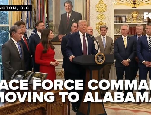 President Donald Trump announced U.S. Space Command to move to Alabama