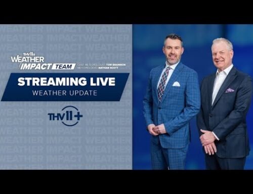 Tornado warnings & flooding in Arkansas | Latest w/ Tom Brannon & Nat…