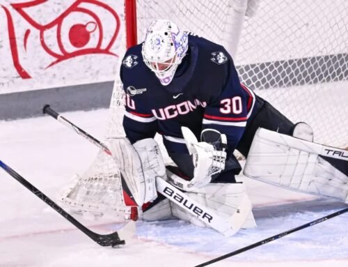 No. 12 UConn hockey holds off No. 16 Ohio State, 3-2