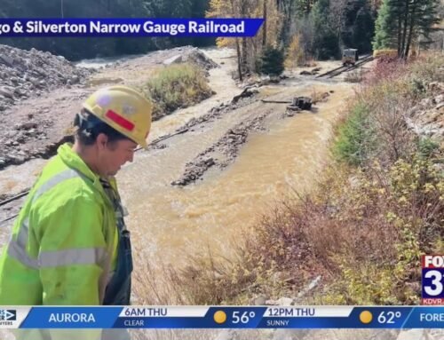 Durango-Silverton train closed after flooding in southern Colorado
