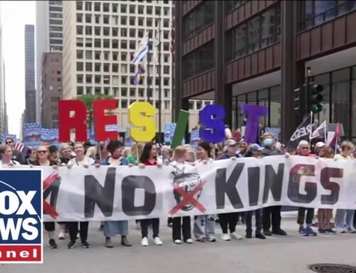 Prominent Democrats join ‘No Kings’ protests as Republicans blast ‘hate America rally’