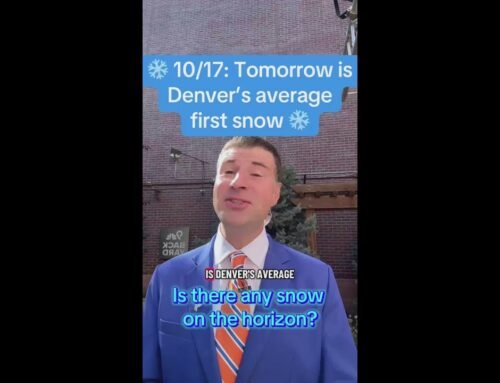 ❄️ 10/17: Saturday is Denver’s average first snow ❄️