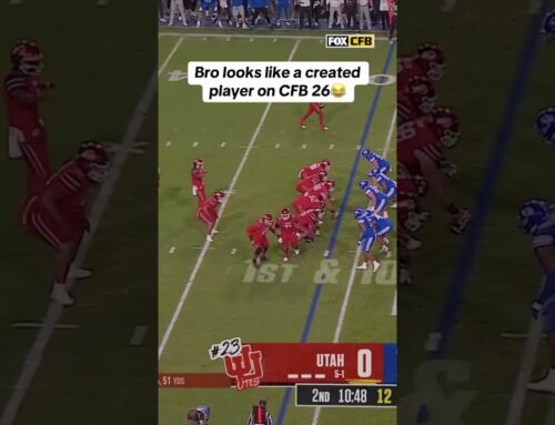 This is just unfair 😂 #cfb #utah #football