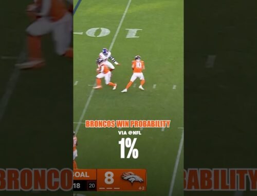 Broncos Had 1% CHANCE To Win vs Giants 🤯 h/t: NFL