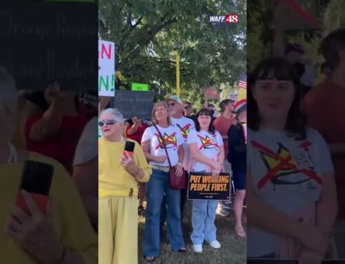 ‘No Kings’ protest on Governors Drive in Huntsville