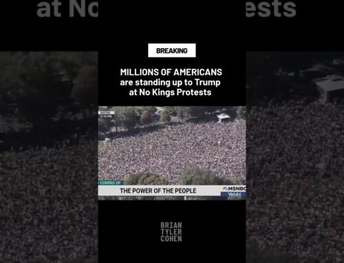 MILLIONS OF AMERICANS are standing up to Trump at No Kings Protests