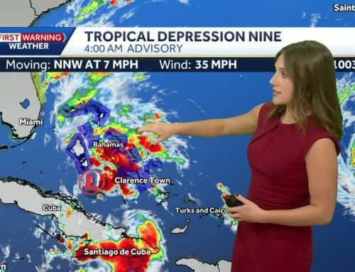 Unseasonably warm in Alabama as Imelda is expected to form over the Southeast Coast; a Tropical S…