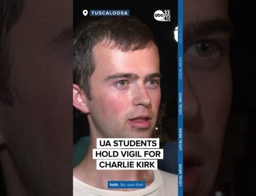 UA students hold vigil for Charlie Kirk