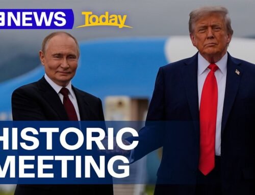 Donald Trump and Vladimir Putin meet in Alaska | 9 News Australia