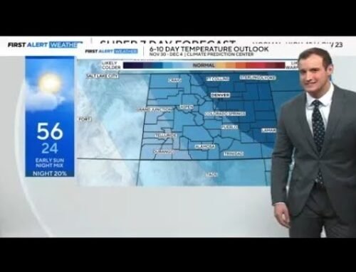 Calm thanksgiving, arctic invasion for the weekend across Colorado