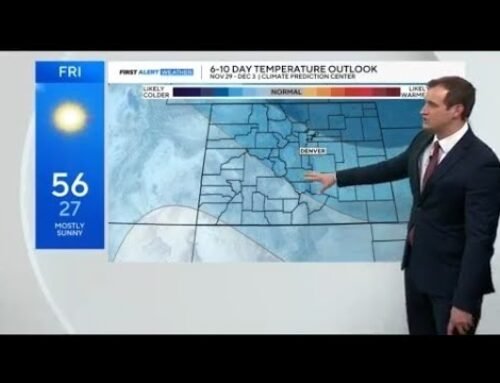 Colorado thanksgiving forecast, tracking our first flakes in Denver