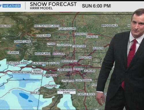 Rain and snow arrives Sunday across Colorado