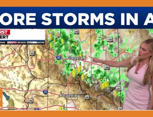 Monsoon storm chances increasing for Arizona into Friday