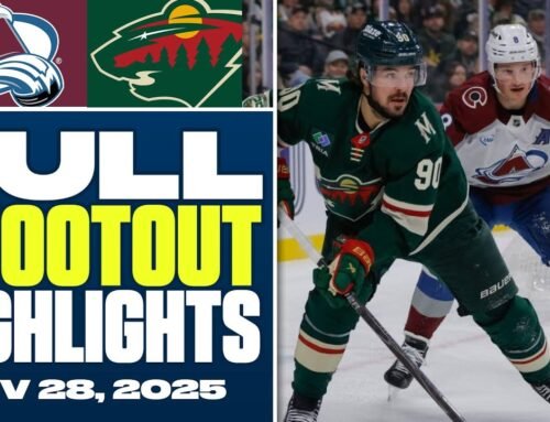 Colorado Avalanche at Minnesota Wild | FULL Shootout Highlights – November 28, 2025