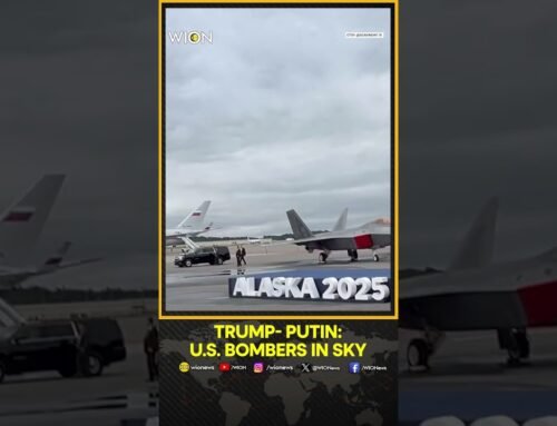 Trump-Putin Meet In Alaska: B-2 Bombers Fly Over as Trump Greets Putin in Alaska | WION Shorts