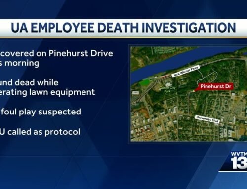 University of Alabama employee found dead in Tuscaloosa neighborhood