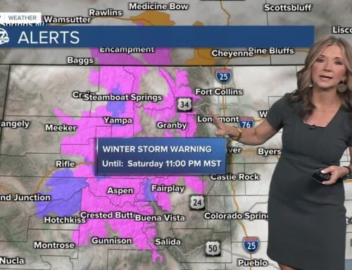 Heavy snow and gusty winds heading for the Colorado high country