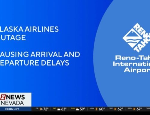 Alaska Airlines says an information technology outage is grounding its flights, multiple Reno