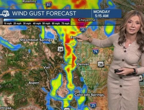 A warm but windy start to the week across Colorado’s northern Front Range
