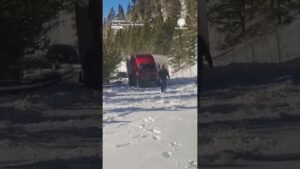 How Did This Truck Get Stuck In The Snow?
