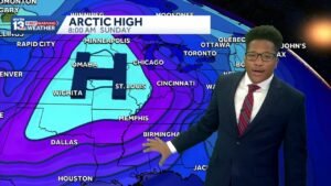 Coldest weather of the season comes to Alabama Sunday & Monday with forecast temperatures in the 10s