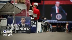 WATCH LIVE: Trump, Vance and top officials speak at Charlie Kirk’s me…