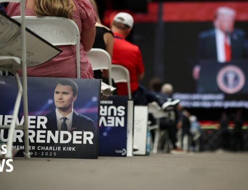 WATCH LIVE: Trump, Vance and top officials speak at Charlie Kirk’s me…