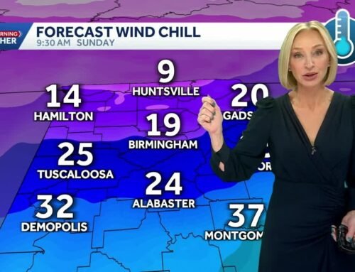 Dangerously cold temperatures are headed to Alabama late in the weekend