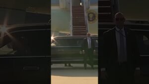 Trump en route to high-stakes meeting with Putin in Alaska