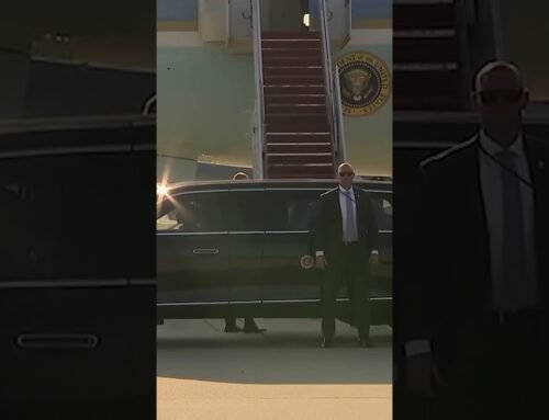 Trump en route to high-stakes meeting with Putin in Alaska