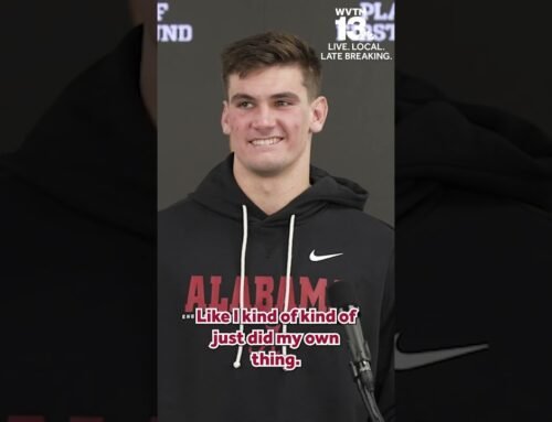 Alabama QB Ty Simpson on how he relaxes before a big game 🏈