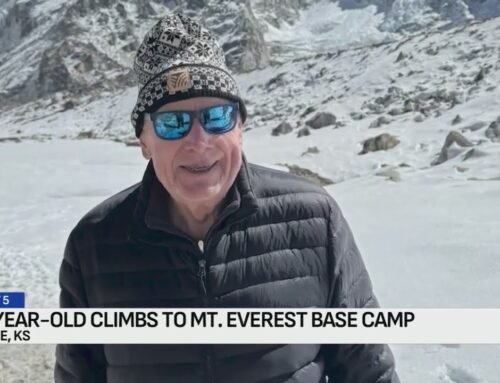 82-year-old Kansas man climbs to Mt. Everest base camp